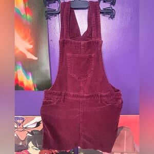 Place Magenta Girls Size 10 Overall Dress